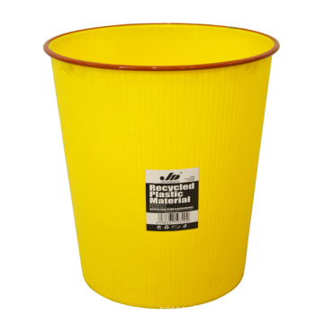 Poubelle en plastique jaune pour la maison (B06-931-2)